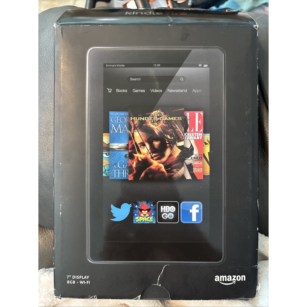 Amazon Kindle Fire 2nd Generation tablet with 7-inch display, 8GB